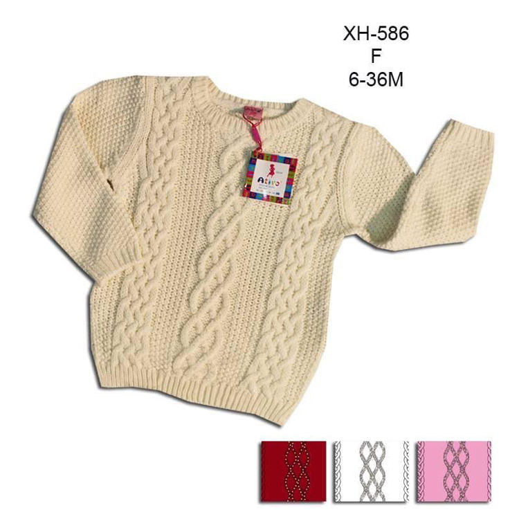 Picture of XH586- GIRLS WINTER FASHION SWEATER